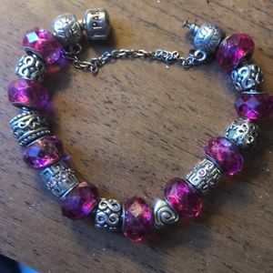 Pandora charm bracelet.